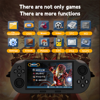 Console de jeu portable Sf3000 avec système d'exploitation Android, écran tactile de 4,5 pouces, batterie de 3000 mAh, prise en charge OTG, manette de jeu, vidéo, musique, portable, Noël