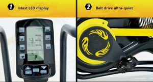 Équipement de sport de Fitness, <span class=keywords><strong>vélo</strong></span> de spinning d'intérieur, <span class=keywords><strong>vélo</strong></span> à ventilateur droit, <span class=keywords><strong>vélo</strong></span> à Air - Product Image 3