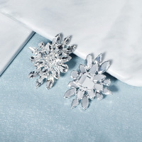 Nouveau verre strass boucle amovible dames mariage mode haut talon chaussures Clips accessoires de chaussures de mariée