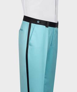 Nuovi 3 pezzi pantaloni Blazer abiti blu con colletto sciallato nero 3 pz gilet di lusso abbigliamento da sposa da uomo - Product Image 6