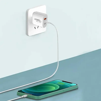 Nuevo Cargador Tipo C, Cable de Carga Rápida PD para UE y EE. UU., Adaptador de Pared USB Tipo C para Teléfono Celular, 20w 25w para Phone 15 16