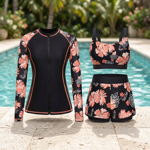 Haut de protection anti-UV UPF 50+ à manches longues à séchage rapide pour hommes, idéal pour la natation, le surf, la plage, la plongée, le skateboard et la protection contre les méduses - Product Image 3