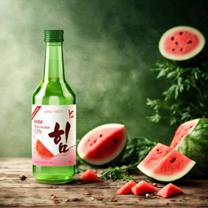 Korean Him Soju bebida tradicional coreana con sabor a melón licor Vietnam fabricante botella embalaje precio para emparejamiento de alimentos - Product Image 3