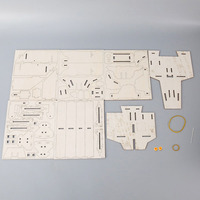 Rompecabezas de Pistola Subfusil DIY para Niños - Ensamblaje 3D de Simulación en Lana/Metal/Plástico con Modelo de Banda Elástica Continua