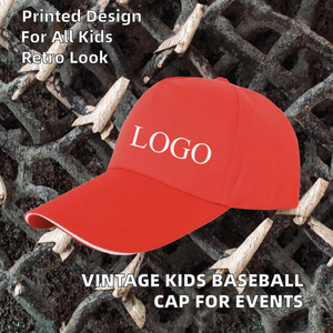 Gorra de Béisbol Infantil Vintage Personalizada, 100% Poliéster, Impresión por Sublimación, Multipanel, Cierre de Hebilla, Unisex, Gorra Deportiva con Flujo de Aire - Product Image 2