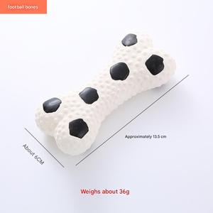 Juguete Masticable para Perros Ecológico y Resistente a Mordidas, en Forma de Hueso, Baloncesto, Fútbol, con Sonido, para Uso en Interiores, con Diseño de Dibujos Animados - Product Image 3