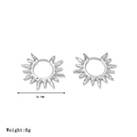 Pendientes Estilo Vacaciones, Joyería Simple para las Orejas, Pendientes de Estrella Versátiles y a la Moda, Joyería al por Mayor que No se Destiñe