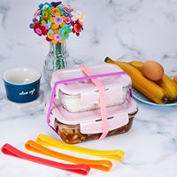 Sangle en silicone élastique antidérapante personnalisée, durable et polyvalente, pour accessoires de cuisine et de salle de bain