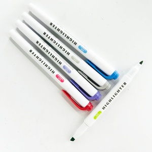 Marcador Fluorescente de Doble Punta, 5 Colores, Precio de Fábrica, Multiusos, para Notas y Libros - Product Image 6