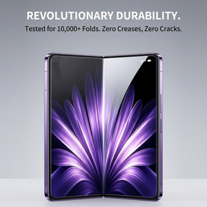 Película de Hidrogel OEM para <span class=keywords><strong>iPhone</strong></span> Duo, Protector de Pantalla Plegable Interno, Película Flexible de TPU PET, Suave y Plegable, Sin Burbujas - Product Image 3