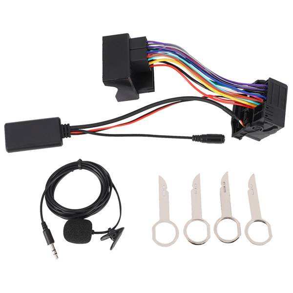 Car Bluetooth Adapter Wireless Music Audio Cable Compatible for Ford Fiesta Focus and Mondeo Automotive Accessories