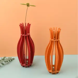Vase à fleurs en bois moderne décorations grand Vase en bois pour décoration de maison décoration de bureau intérieur