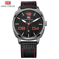 Montre-bracelet à quartz pour homme avec date, calendrier, bracelet en cuir, montre analogique pour homme, étanche au quotidien, sport, affaires