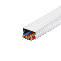 Goulotte en aluminium à fentes pour la gestion des câbles de panneaux électriques, anodisée multicolore, prix direct usine