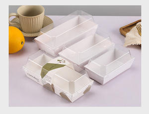 Boîte à bento, boîte à sushi, boîte à gâteau, boîte à micro-ondes, jetable, 1 compartiment, contenants en papier, boîte en papier, prix d'usine - Product Image 6