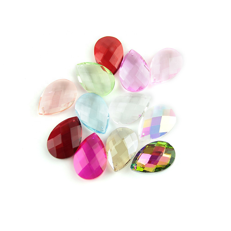 Хрустальная люстра, каплевидные бусины, запчасти, нитка ламп, цепочки для отеля, свадьбы, 38 мм, 50 мм, 63 мм, 76 мм, 89 мм, 100 мм, светодиодные европейские 6 рычагов