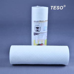 Rouleau de chiffons de cuisine écologiques en pulpe de bois PP organique non tissé, lavables, pour la maison et la voiture, marque <span class=keywords><strong>TESO</strong></span> - Product Image 1