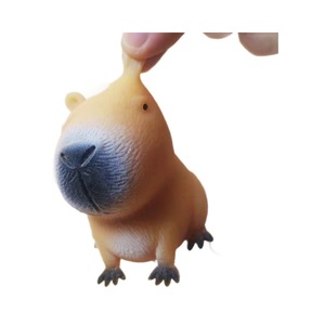 Mini Juguete de Capibara de TPR, Antiestrés para Niños y Adultos, Juguete Sensorial con Forma de Animal, para Estirar y Amasar - Product Image 5