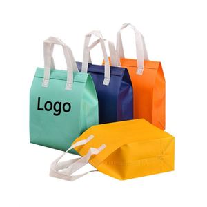 Sac isotherme portable léger personnalisé, réutilisable, pour plats à emporter, sac isotherme pour aliments et boissons, sac isotherme jetable, motif dessin animé - Product Image 5