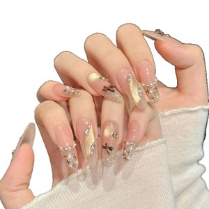 Pegatinas de <span class=keywords><strong>Uñas</strong></span> Acrílicas Hechas a Mano para Otoño-Invierno - Diseño de Dibujos Animados, Media Cobertura, Patrón de <span class=keywords><strong>Rosas</strong></span>, Tulipanes y Estrellas, Ultrafinas, Sin Rastro - Product Image 5