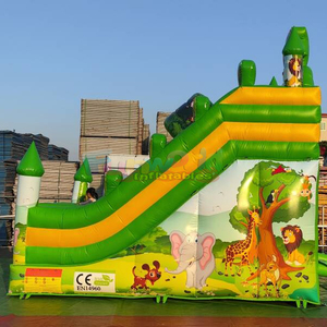 Tobogán Inflable de Doble Carril para Interiores/Exteriores, Casa de Juegos para Niños, Tobogán Inflable para Fiestas, Uso Escolar, Alta Capacidad - Product Image 4