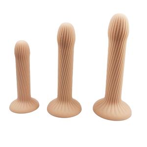 Dildo de Silicona Forrado de 8 Pulgadas con Color Azul Perlado, Juguetes Sexuales de Goma para Mujeres - Product Image 2