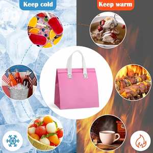 Bolsa Térmica Personalizada para Llevar Comida, Bolsa Aislante para Entrega de Alimentos, Bolsa de Compras con Aislamiento Térmico - Product Image 3