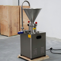 Machine à broyer les colloïdes en acier inoxydable 1,5 kW 50-500 kg/h, machine à fabriquer du beurre de cacahuètes pour pâte de sésame/sauce chili/beurre de noix