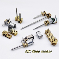 Moteur à engrenages micro DC à aimant permanent N10 N20 N30 6V 10-100RPM avec encodeur