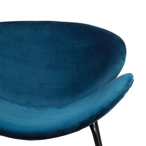 Échantillon gratuit Bleu Doré Bleu Marine Foncé 1 Imprimé Animal Trône Vin Gris Mariage Mingshuai Meubles Brossé Or Rose Chaise En Velours - Product Image 6
