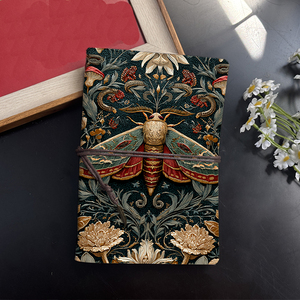 Cuaderno hecho a mano A6 con hermosa cubierta Dulce regalo de graduación para vecinos Adecuado para notas profesionales y hitos de la vida - Product Image 2