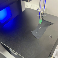 L'instrument de mesure automatique de l'angle de contact teste l'angle de contact des gouttelettes de solvant sur les plaquettes semi-conductrices