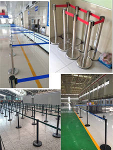 Posto di <span class=keywords><strong>Stanchion</strong></span> per la gestione degli eventi di controllo della folla in Hotel Cinema Wedding regolabile durevole della coda retrattile - Product Image 6