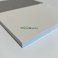 Panneau stratifié PVC haute densité PLUSWIN 15mm 17mm 18mm, grain de bois, marbre, panneau en mousse PVC haute brillance pour armoire