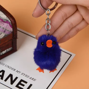 Prix de gros Casque Canard Voiture Sac à main Pendentif Porte-clés Anneau Petit cadeau à la mode - Product Image 1