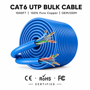 Cable UTP Cat6 de Alta Calidad, 23AWG, 100% Cobre Puro, 305m, Cable de Red Ethernet LAN para Cableado Estructurado en Hogar y Oficina - Product Image 1