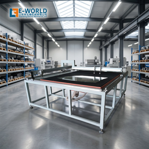 Machine de découpe de verre manuelle EWORLD SD2620, moteur haute performance, efficacité optimale, utilisation facile, structure en acier robuste, 380V 1.5kw, couverture. - Product Image 4