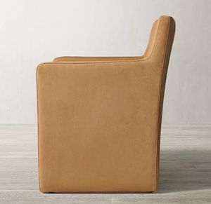 Chaise de salle à manger de luxe contemporaine Sassanid OEM mobilier de maison américain moderne fauteuil de salle à manger en cuir Matia - Product Image 3