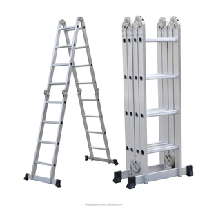 <span class=keywords><strong>Escalera</strong></span> Plegable de Aluminio Multiusos con Bisagra <span class=keywords><strong>Pequeña</strong></span>, Escaleras Interiores y Exteriores - Product Image 2
