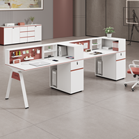 Ensemble de bureau et chaise élégant pour le personnel ou postes de travail individuels pour les bureaux financiers