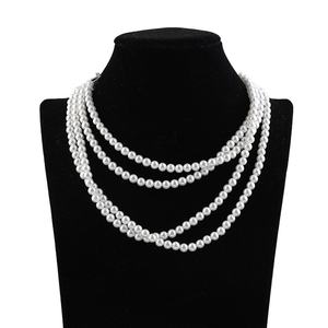 Wholesale Different Size High Quality Circle Natural White Freshwater Pearl Beads Strands Jewellery for Gift - Product Image 2