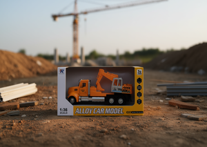 Modellino di camion gru in lega TR in scala 1:36, veicolo giocattolo pressofuso per bambini dai 5 ai 7 anni, set di attrezzi unisex - Product Image 2