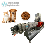 Machine d'extrusion et de soufflage à double vis à couple élevé continu pour aliments nutritionnels pour animaux / aliments pour animaux de compagnie
