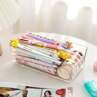 Organisateur de tiroir de bureau en plastique transparent Choice Fun, organiseur de cosmétiques, organiseur de maquillage pour le rangement, conteneur de tiroir de bureau