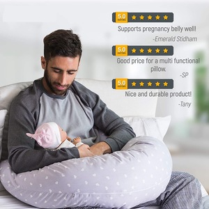 Cuscino per l'allattamento alla <span class=keywords><strong>gravidanza</strong></span> all'ingrosso, supporto per tutto il corpo, per <span class=keywords><strong>adulti</strong></span> e donne incinte, copertura rimovibile <span class=keywords><strong>in</strong></span> cotone 100% - Product Image 6