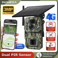 Caméra de chasse solaire 4G GPS ST-HC809 12MP avec détection de mouvement PIR, vision nocturne HD IR, IP66, stockage cloud