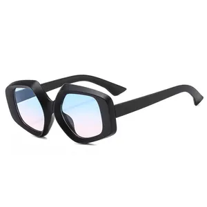 Storia XY248 moda leopardo oversize occhiali da sole quadrati donna uomo di lusso di marca Designer Big Frame lenti blu occhiali da sole femminili