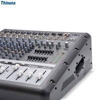 Thinuna PMX-H profesyonel 8 kanal ses DJ mikseri Blueteeth ses mikseri ses Karaoke Phantom 48V Powered amplifikatör mikser