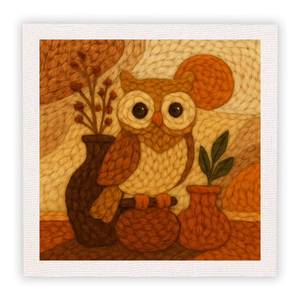 Kit de Broderie au Poinçon Xixi, Ensemble de Couture 1x1 Carré avec Fils de Coton 25x25cm pour Décoration Intérieure - Product Image 5