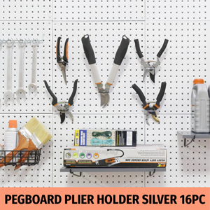 3.7 <b>pegboard</b> plier holder black 16PC OEM ODM Vietnam Origin <b>Hooks</b> & Rails <b>Pegboard</b> Mounted Iron Industrial 50*46*24mm - Product Image 4